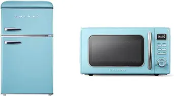 Galanz 3.1 cu. ft. Compact Refrigerator and 1.1 cu. ft. Countertop Micro... - $770.99
