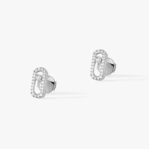100% 925 Sterling Silver Classic French High Quality Jewelry Stud Earrings for W - £30.95 GBP