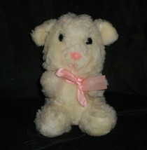 9" Vintage Cuddle Wit White Baby Lamb Sheep Stuffed Animal Plush Toy Easter - £18.98 GBP