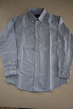 CHAPS Boys Long Sleeve Cotton Button Down Shirt size 10 - £10.09 GBP