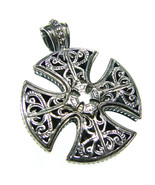  Gerochristo 5417 -  Sterling Silver Maltese Cross Pendant  - £191.84 GBP