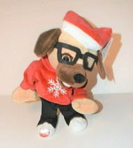 Merry Bright 12 in Animated Santa Pug Dancing &amp; Singing Bust A Move NWT - £35.57 GBP