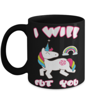 I Will Cut You Unicorn, black coffee mug, coffee cup 11oz and 15oz. Model  - £19.97 GBP