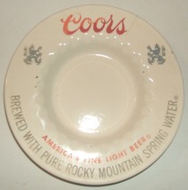 Vintage Coors beer brewery ceramic ashtray circa 1960s - £15.73 GBP