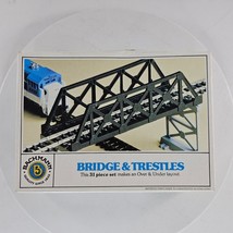 Bachmann N Scale Over Under Bridge and Trestles 31 Piece 46723 OPEN BOX - £10.17 GBP