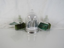 2 Yankee Candle Balsam &amp; Cedar Scent  &amp; Winter Scene Light Up Plug in Di... - $19.43