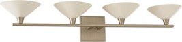 Bath Fixture Vanity Light Kalco Galvaston Modern Classic Inverted Cone Shade - £1,350.11 GBP