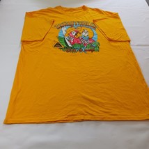 "Donoritaville Givin' Is Easy" Men's Yellow Graphic T-Shirt Measured Chest 24" image 6