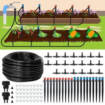 110FT Drip Irrigation Kit - Effortless Automatic Watering System for You... - $46.48