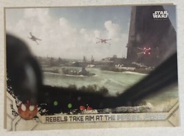 Rogue One Trading Card Star Wars #74 Rebels Take Aim - $1.97