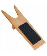 Sturdy Wooden Boot Jack with Rubber Ribbed Tread- Classic Style Stable H... - £11.96 GBP
