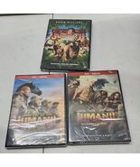 Jumanji 1995, Jumanji welcome to the jungle and Jumanji The next level D... - $17.81