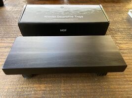 HGF Wood Pedestal Stand Risers for Decor, 8.7&#39;&#39; x 3.5&#39;&#39; Small Farmhouse ... - $17.82