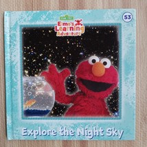 Vintage Sesame Street Elmo&#39;s Learning Adventure Book 53 HC Explore The D... - $6.93