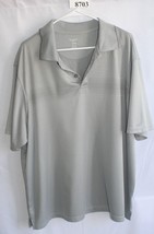 Haggar Grey Short Sleeve Polo Size Xxl #8703 - £4.94 GBP