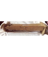 1800-1861 Slave Made Baby Cradle with Primitive Carving 32" Long - $50,000.00