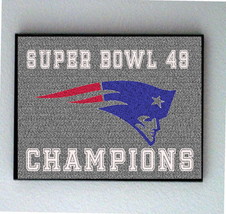 Official New England Patriots Super Bowl 49 Roster Mosaic FRAMED Limited Edition - £15.33 GBP