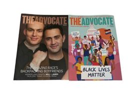 The Advocate Gay LGBTQ Magazine 2020 2021 Lot 6 Issues RBG Ruth Bader Ginsburg image 4
