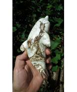 Lemon chrysoprase Dolphin, Stone carving, Animal carving - €99,45 EUR