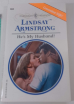 he&#39;s my husband by lindsay armstrong harlequin novel fiction paperback good - £4.74 GBP