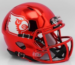 *Sale* Louisville Cardinals Chrome Speed Mini Ncaa Football Helmet Riddell! - £30.34 GBP