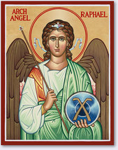 Orthodox icon of Archangel Raphael - £186.87 GBP+