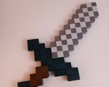 Minecraft Dungeons Deluxe Foam Roleplay Sword Lifesize Battle Toy with S... - £23.30 GBP