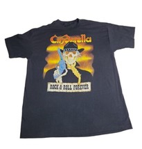 Vtg 1988 Cinderella Loves The South  Rock &amp; Roll Forever Tour XL Single ... - $125.00