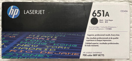 HP 651A Black Toner CE340A For HP Enterprise MFP M775 Sealed Retail Box FastShip - £145.69 GBP