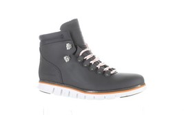 Cole Haan Men&#39;s Zerogrand Hiker Waterproof C31627 Gray Pinstripe/Orange ... - $71.28