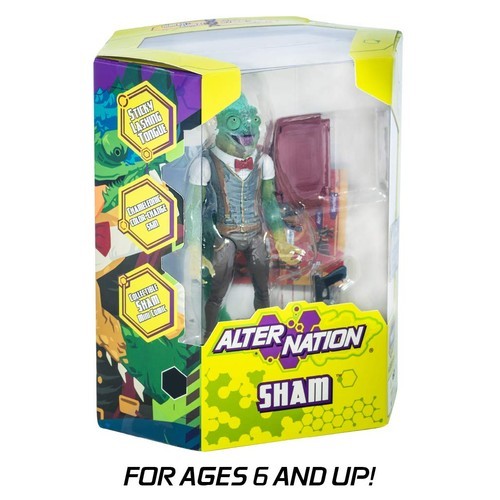 Alter Nation Sham Action Figure Color-Changing Hybrid w/ Comic | Ages 6+ Gift Item image 7