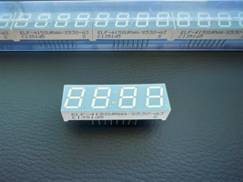 ELF-415SURWA/S530-A3 EVERLIGHT 7 Segment 4-Digit LED Display 0.4&quot; Red 16... - $6.19 CAD