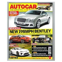 Autocar Magazine 8 September 2010 mbox2716 New 198mph Bentley  Next Astra VXR - £3.94 GBP