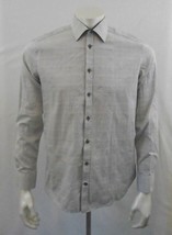 Syndergaard Fitted Plaid Long Sleeve Men&#39;s Button Down Dress Shirt Size ... - £8.44 GBP