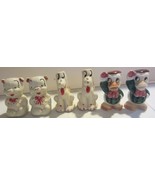 Vintage Walt Disney Salt and Pepper shakers - porky - Pluto - Donald  - £45.26 GBP