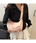 Bow-Tie Drawstring Crossbody Bag - $22.26