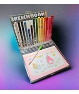 Vintage 1967 Sanrio My Melody Mini Sketchbook Clear Hard Case Pencils Pa... - $83.65
