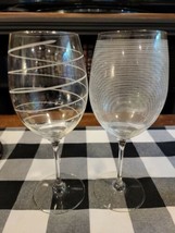 Mikasa Cheers Balloon Red Wine Glasses Stemmed Goblets Set of 2 Used  - $39.95