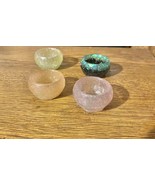 4 PC Resin Craft Doll Accessories Flower Pots Bowls Candle Holders 1 Inch - $10.97 CAD