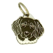 Dog name ID Tag,  Munsterländer, Personalized, Engraved, Handmade, Charm - £15.91 GBP+
