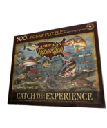 American Expedition Jigsaw Puzzle Catch the Experience 500 pc Fish NEW S... - £18.47 GBP