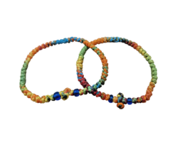 Handmade Greek Orthodox Prayer Rope Mix Multicolored Waxed Komboskini Ch... - $138.70 MXN
