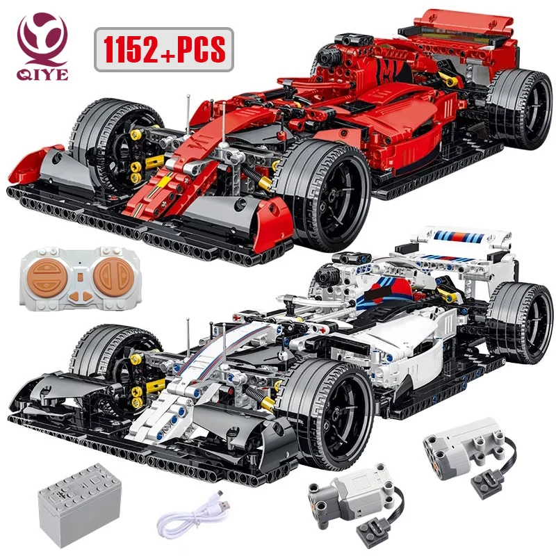 QIYE Technical Sport Cars Formula F1 Building Blocks City Super Speed Racing - £50.13 GBP+