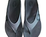 OOfos Ooriginal Men’s 12 Womens 14 Sport Recovery Thong Graphite Sandals - £22.28 GBP