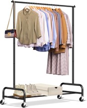 The Product Is A Heavy-Duty Clothing Rack For Hanging Clothes That Is 43&quot; Wide - £39.37 GBP