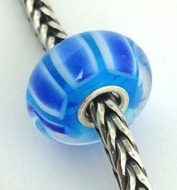 Authentic Trollbeads OOAK Unique Murano Glass Charm #131, 13mm Diameter New - $31.34