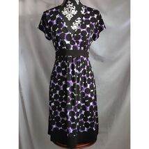 Motherhood Maternity Wrap Dress Short Sleeve V-Neck Geometric Print Wome... - $289.65 MXN