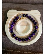 Purple Tiger&#39;s Eye stretch bracelet. - $228.08 MXN