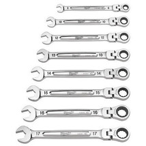 Milwaukee Tool 48-22-9529 7 Pc. Metric Flex Head Ratcheting Combination Wrench - £226.20 GBP