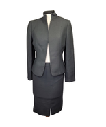 Tahari Petite Black Blazer Skirt Set Size 4 - £42.66 GBP